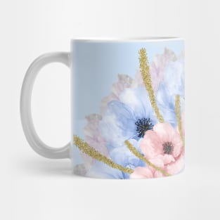 chic flowers mandala Mug